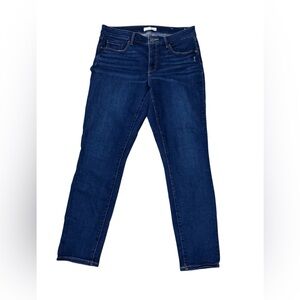 LOFT Dark Blue Ankle Jeans “Curvy Skinny”